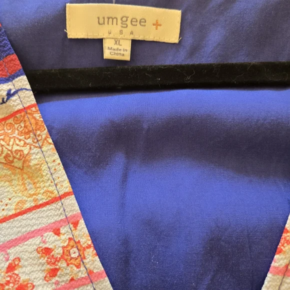 Anthropologie Blue and Pink Floral Tunic - Picture 5 of 13